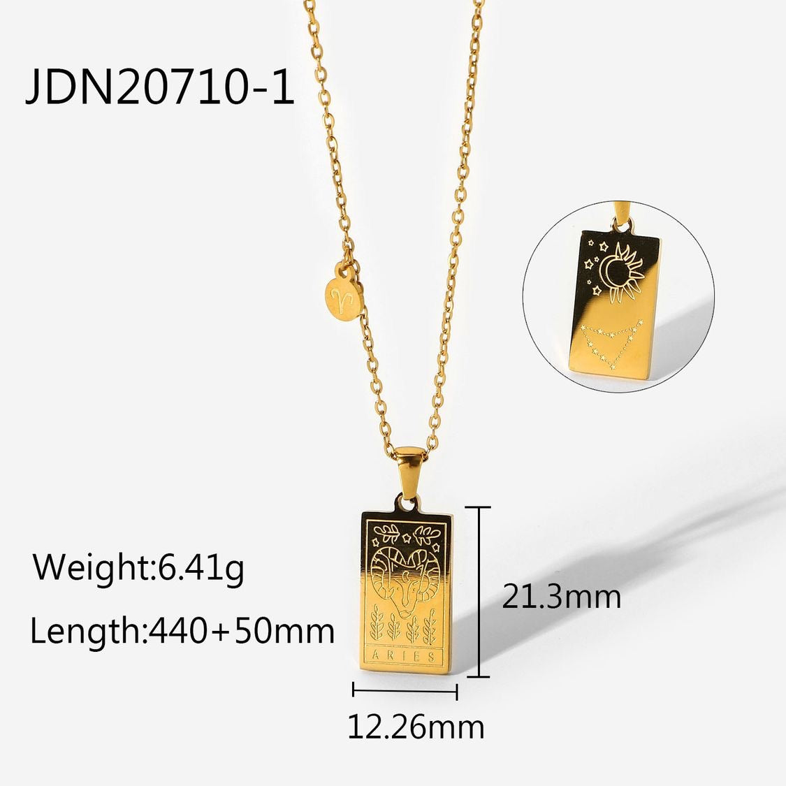 Zodiac Pendant Necklace