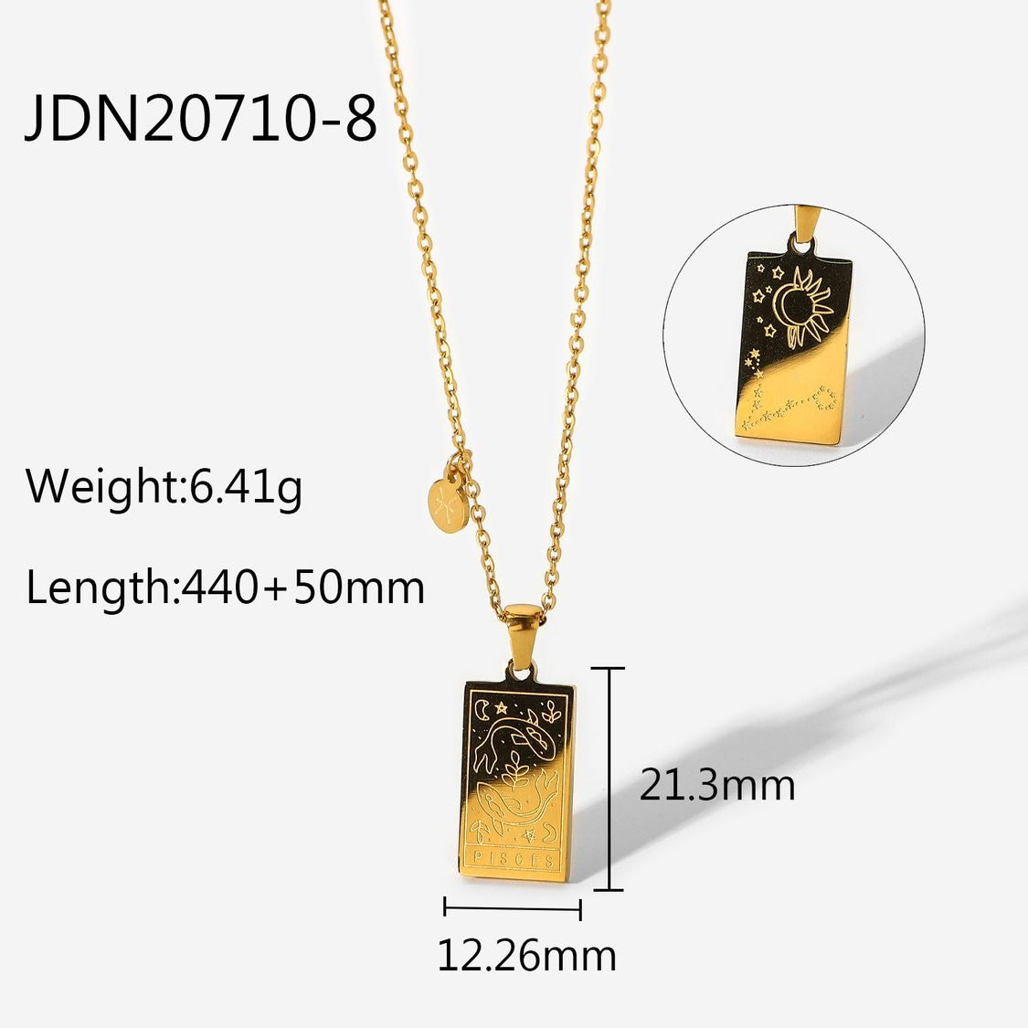 Zodiac Pendant Necklace