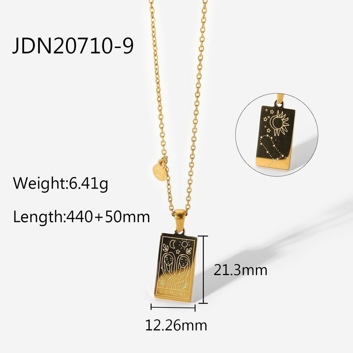 Zodiac Pendant Necklace