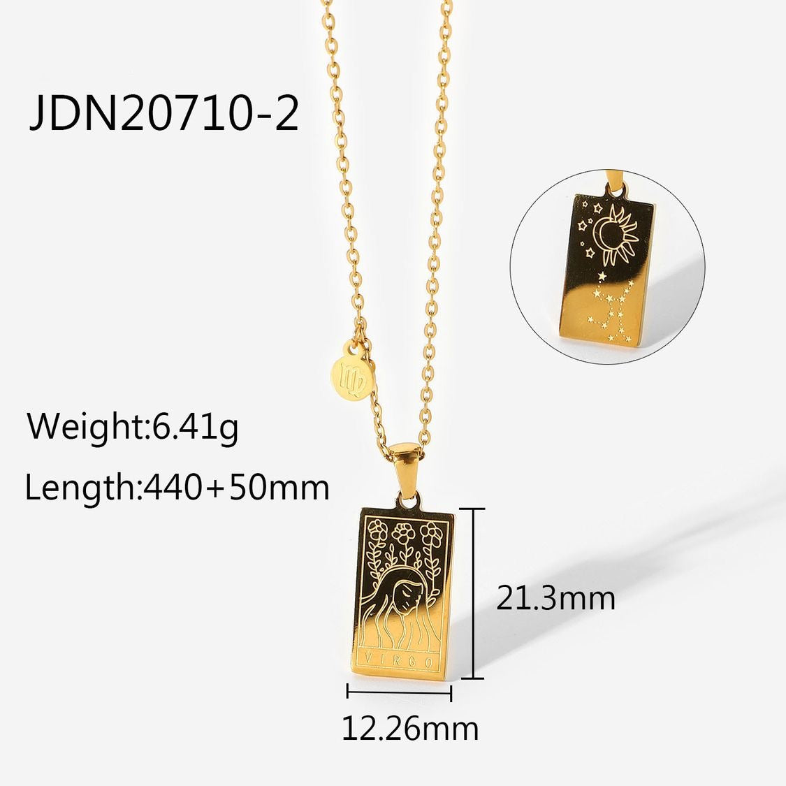 Zodiac Pendant Necklace