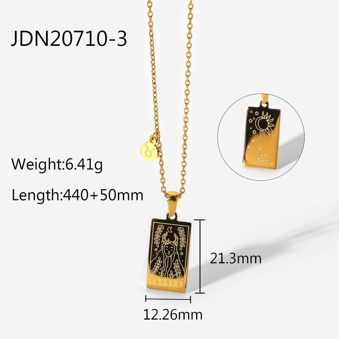 Zodiac Pendant Necklace