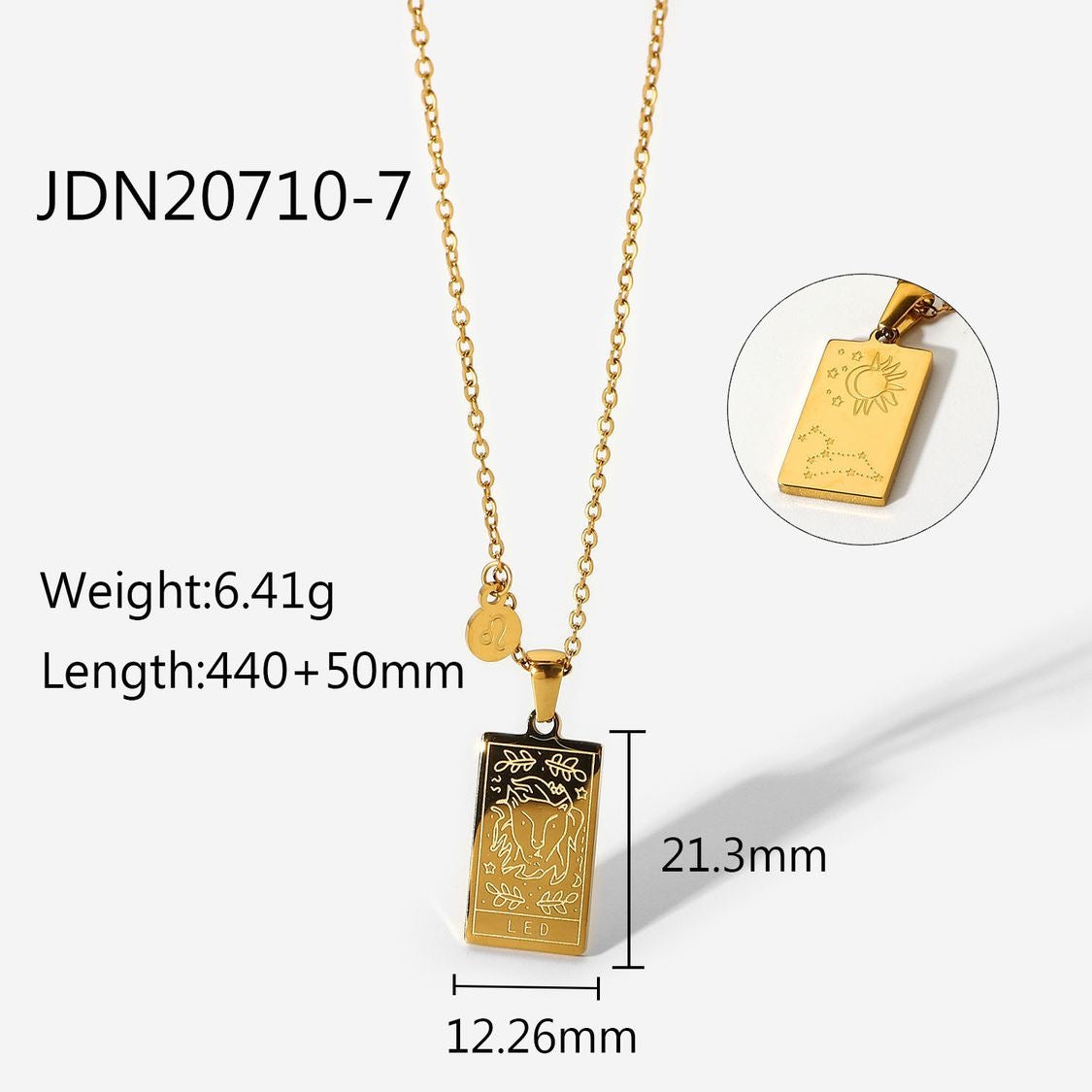 Zodiac Pendant Necklace