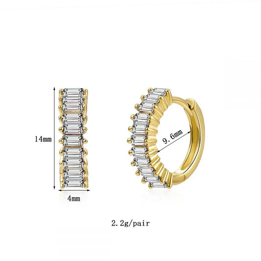 Eclipse Baguette Hoop