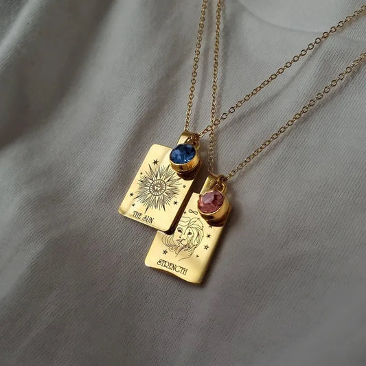 Tarot Card Pendant Necklace