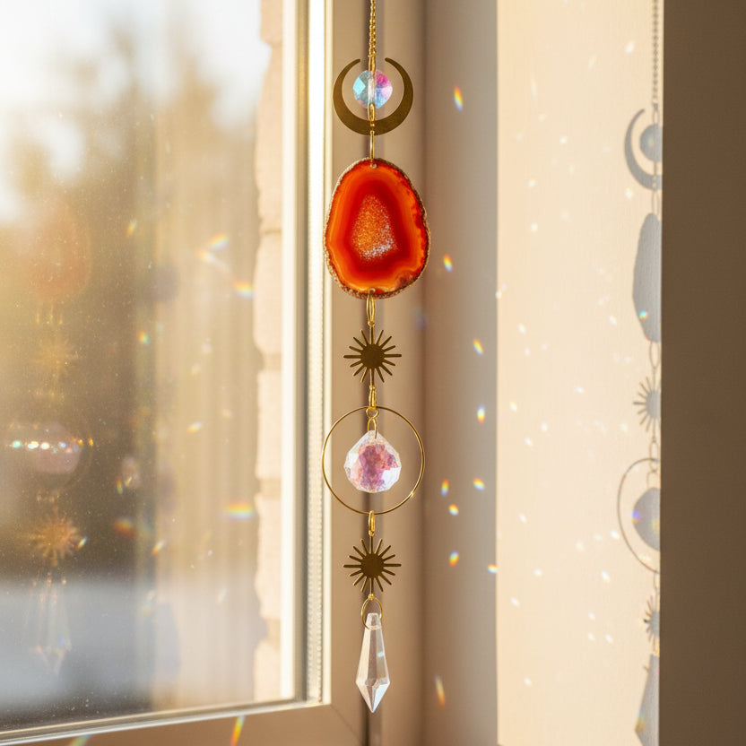 Gemstone Drop Suncatchers