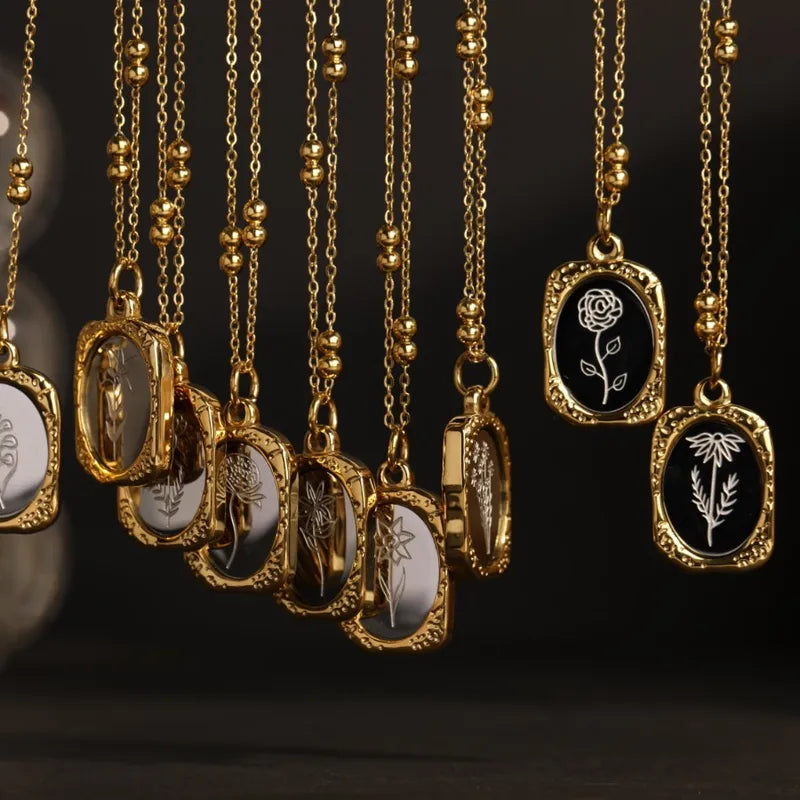 Birth Bloom Pendant Necklace