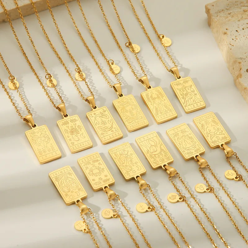 Zodiac Pendant Necklace