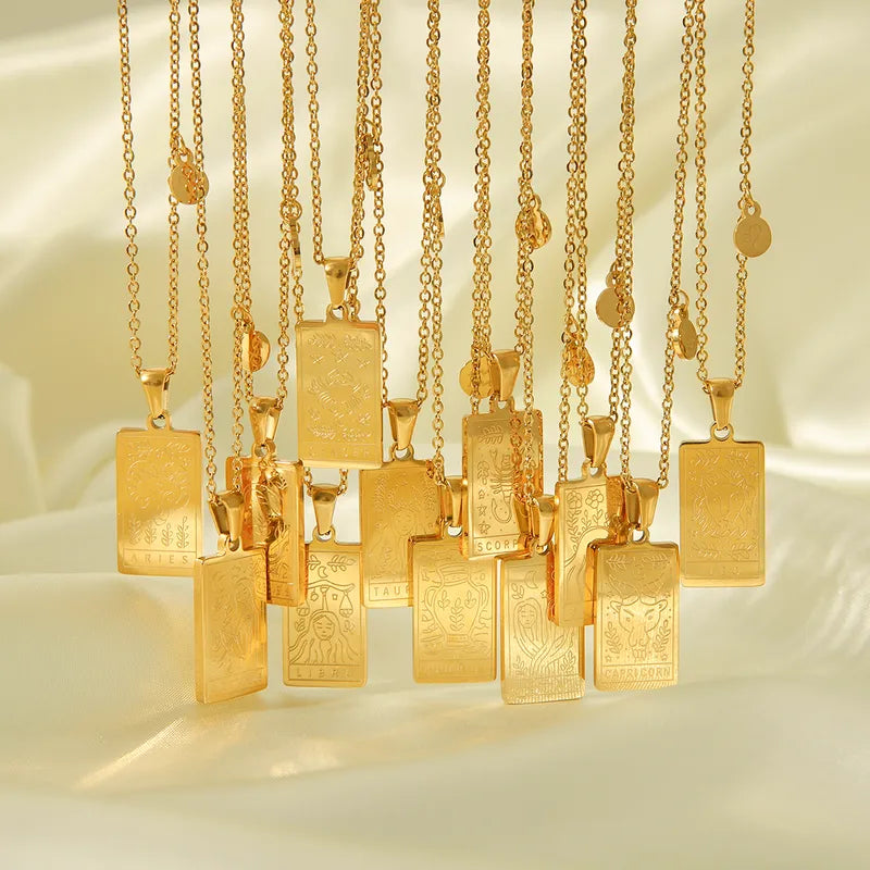 Zodiac Pendant Necklace