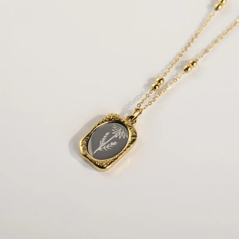 Birth Bloom Pendant Necklace