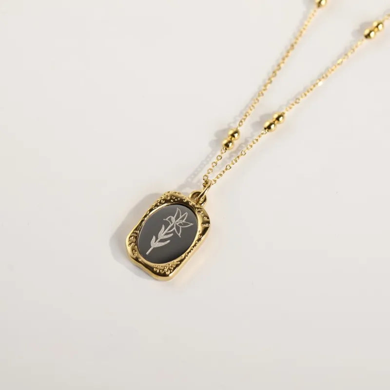 Birth Bloom Pendant Necklace