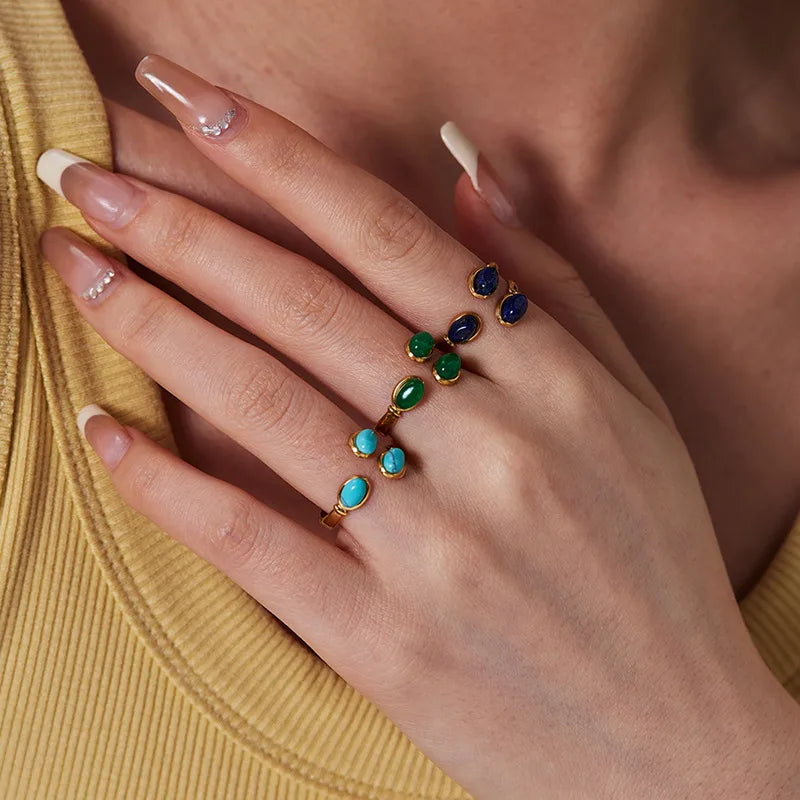 Isla Water Drop Rings