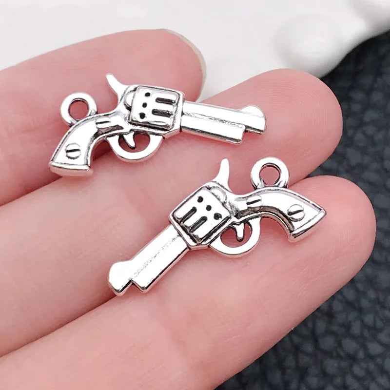 Outlaw Revolver Charm