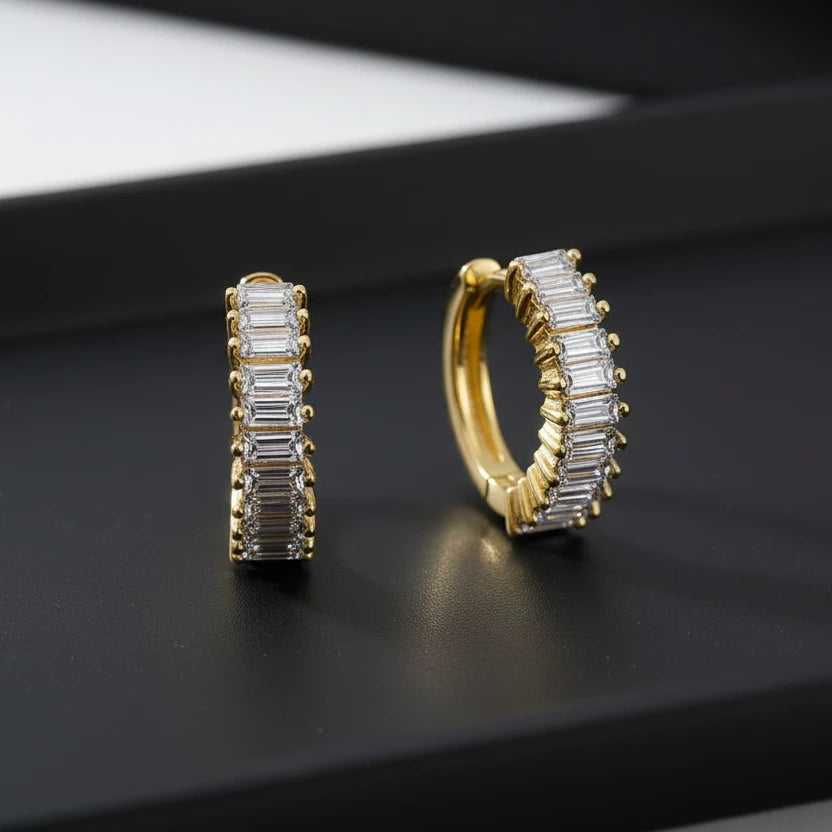 Eclipse Baguette Hoop