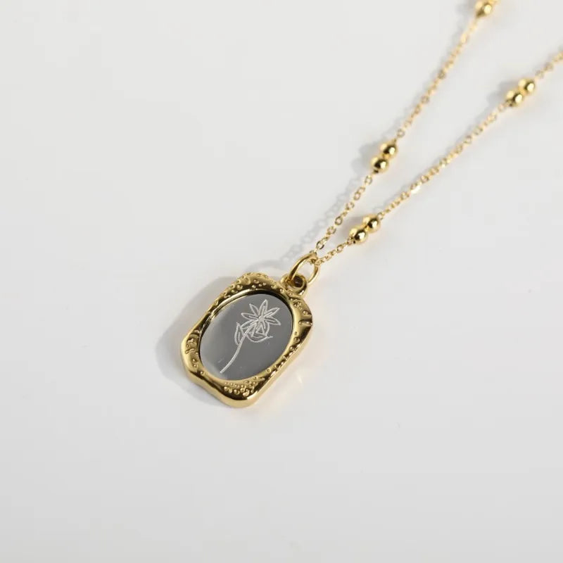 Birth Bloom Pendant Necklace
