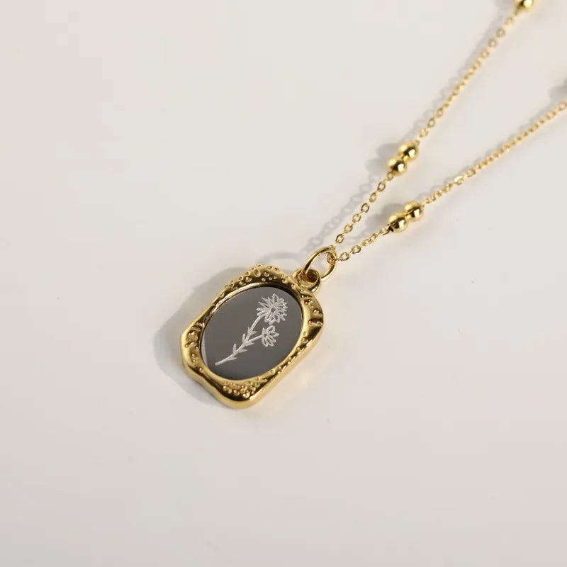 Birth Bloom Pendant Necklace