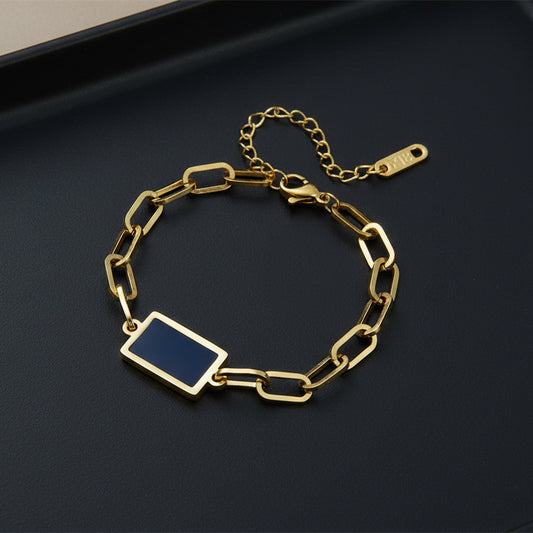 Midnight Link Inlay Bracelet