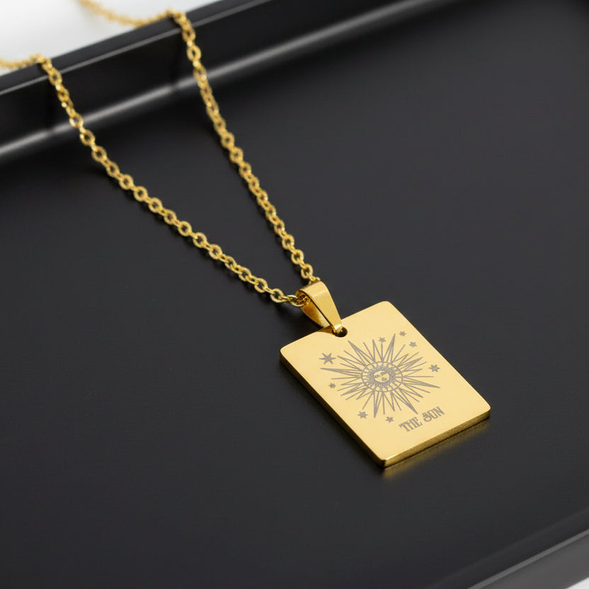 Tarot Card Pendant Necklace