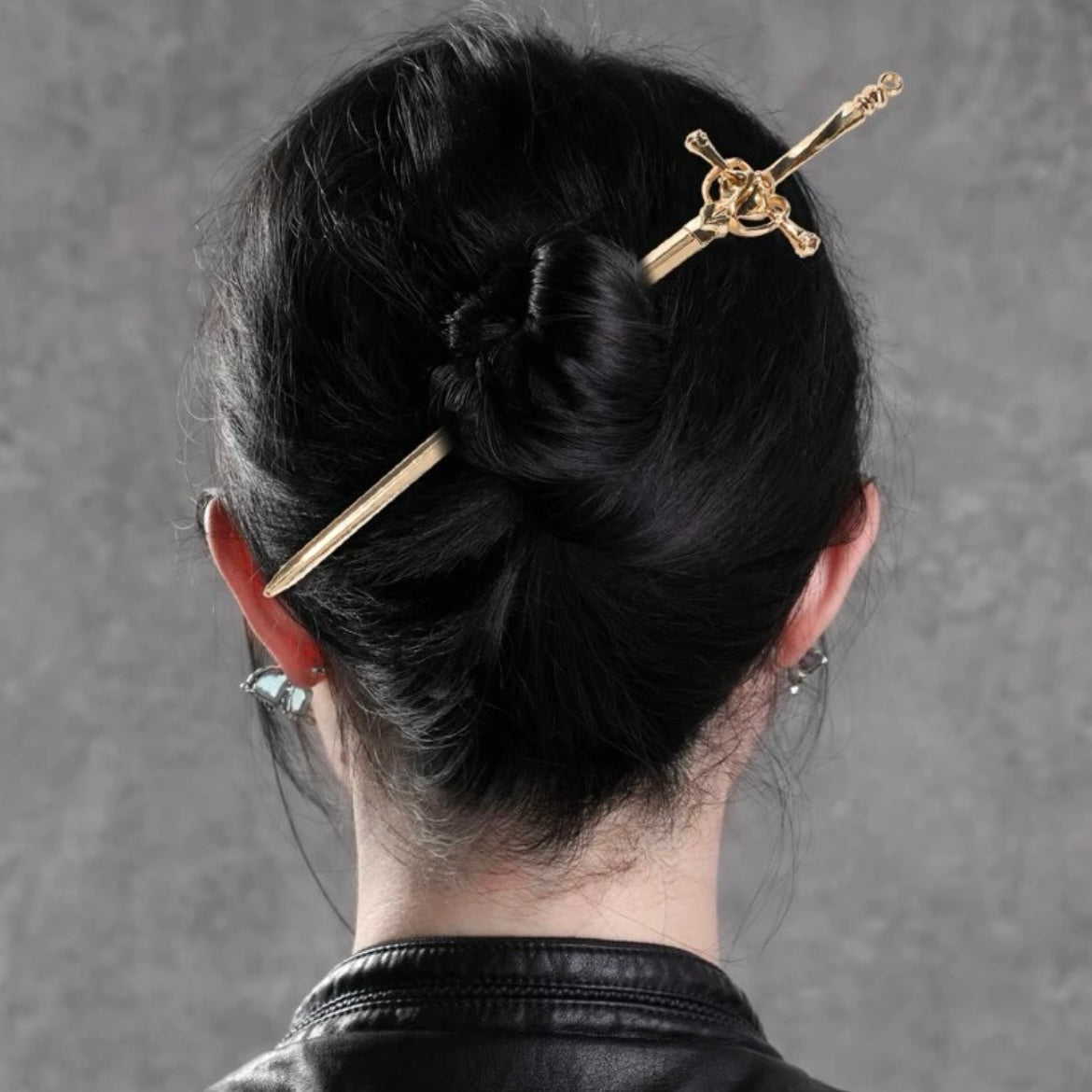 Faux Sword Hairpin