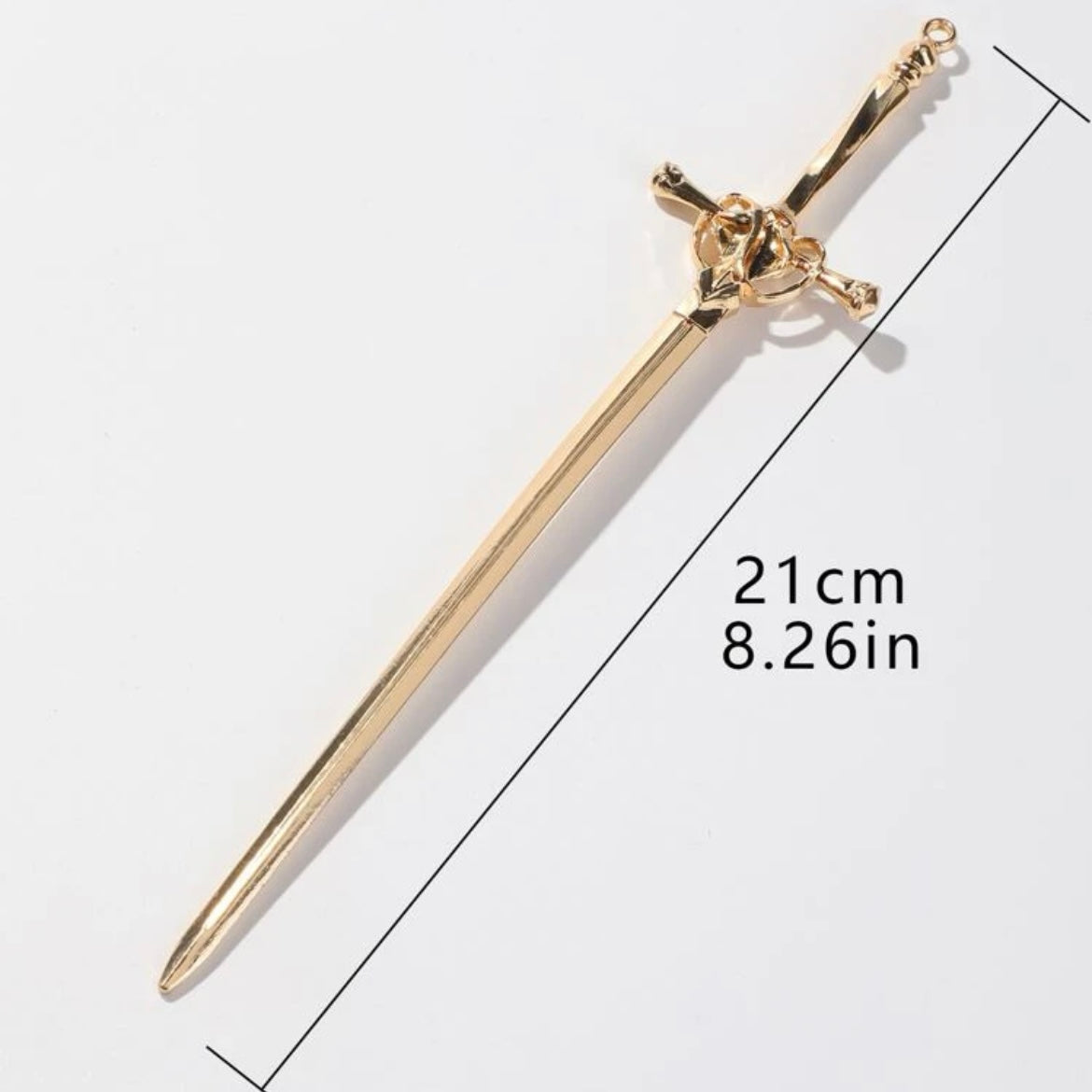 Faux Sword Hairpin